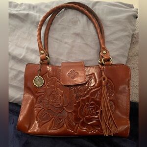 Patrica Nash Rienoz Leather Shoulder Bag